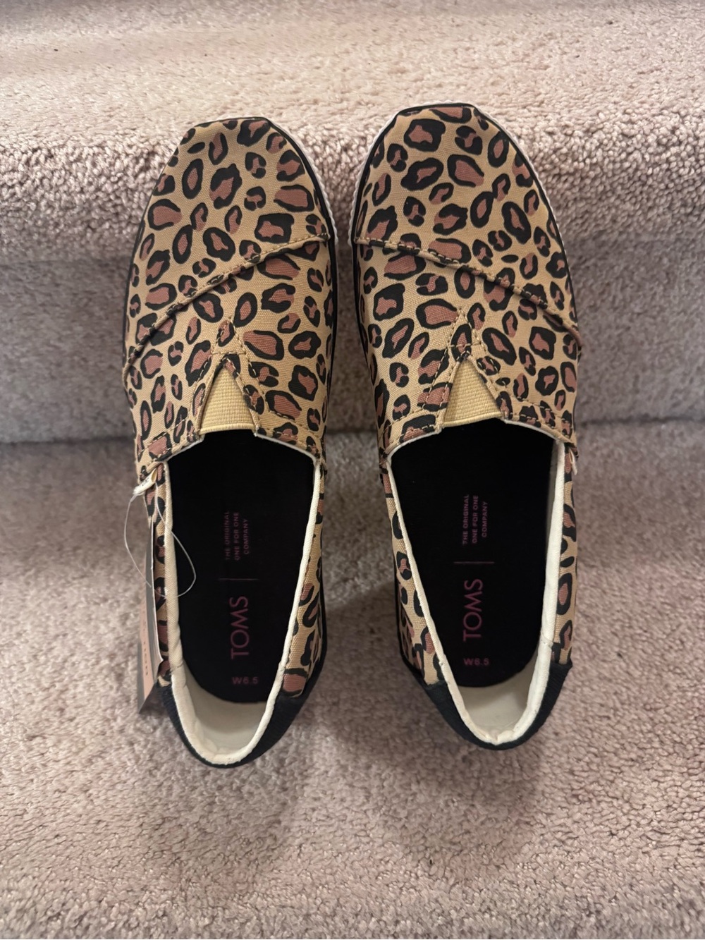 TOMS Leopard-Print Slip-Ons